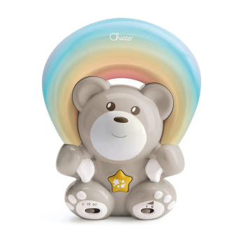מנורת לילה דובי קשת בענן - Toy FD Rainbow Bear Neutral