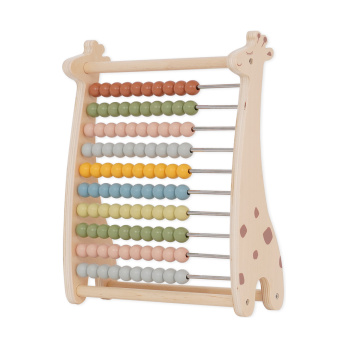 חשבונייה מעץ - ‏‏‏‏Wooden Abacus - צבעוני